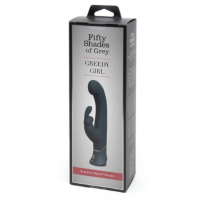 Fifty Shades of Grey Greedy Girl Dual Density G-Spot Rabbit Vibrator Fifty Shades of Grey Greedy Girl Dual Density G-Spot Rabbit Vibrator